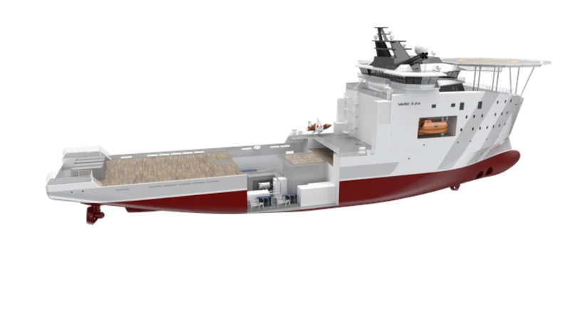 Илюстрации на концепцията NuProShip II на VARD от януари 2026 г.